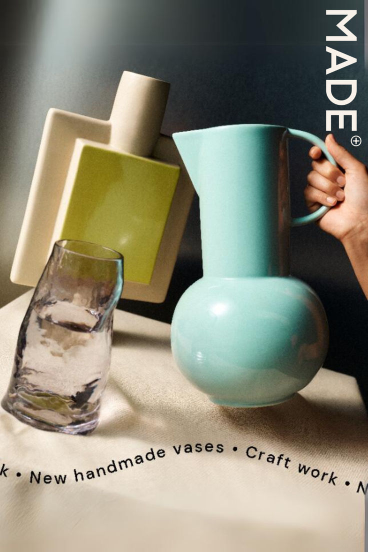 Handmade vases and jugs