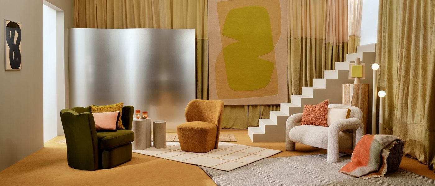 Cocoon accent chairs set